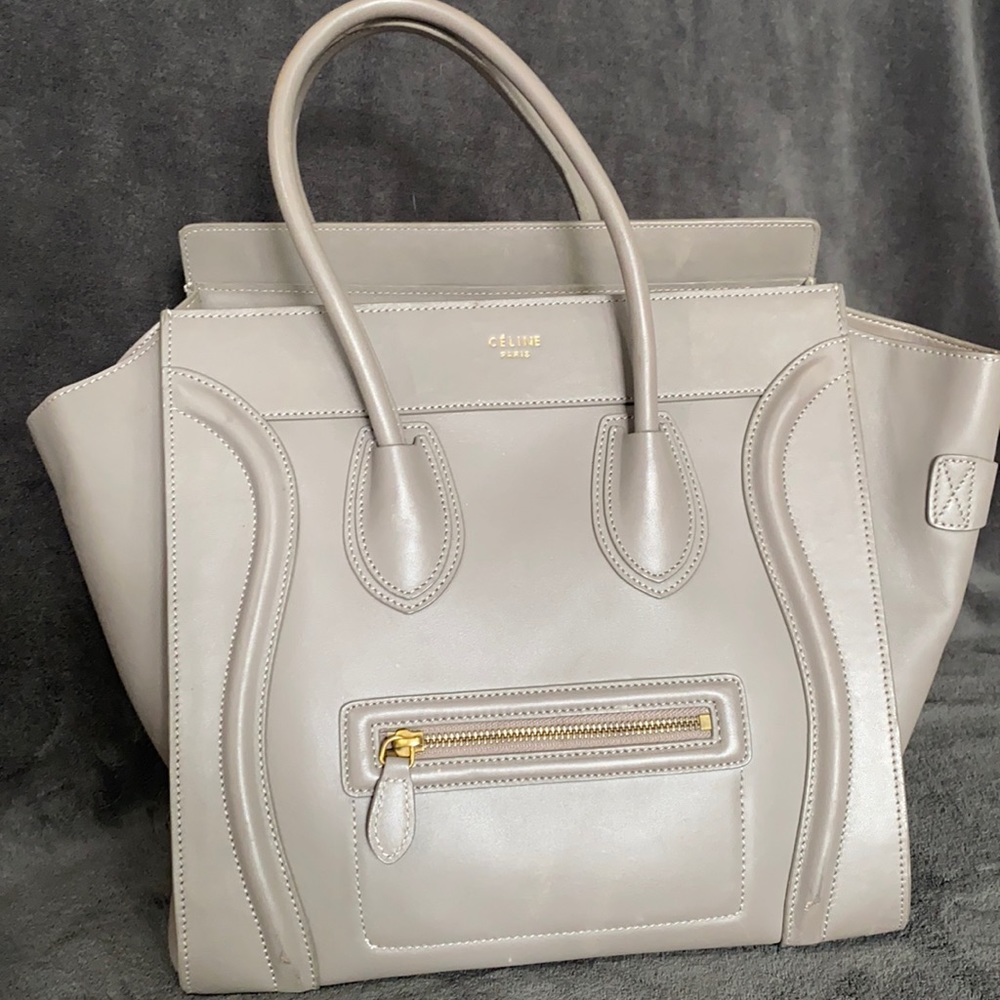 Gray Celine Paris Handbag Gently worn